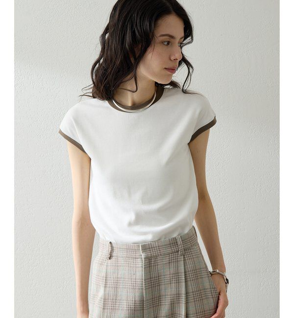 THE PAUSE「【THE PAUSE】フレンチリンガーTEE」|Tシャツ・カットソー|