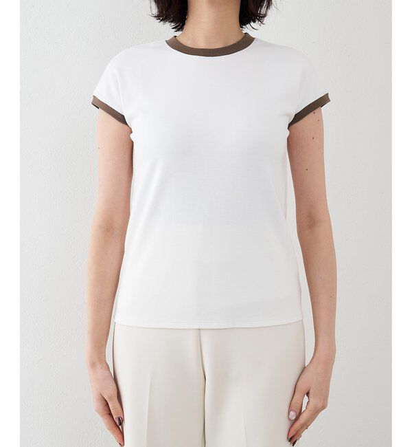 THE PAUSE「【THE PAUSE】フレンチリンガーTEE」|Tシャツ・カットソー|