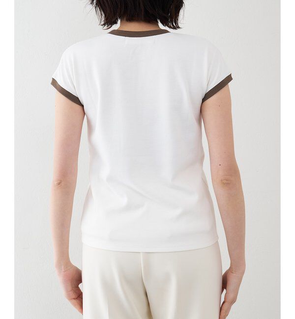 THE PAUSE「【THE PAUSE】フレンチリンガーTEE」|Tシャツ・カットソー|