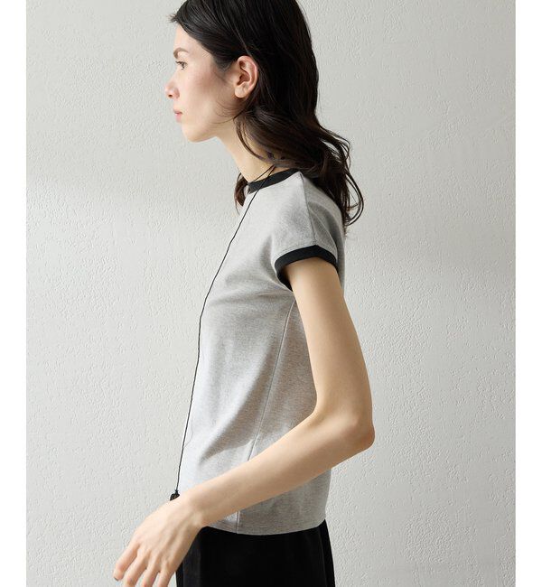 THE PAUSE「【THE PAUSE】フレンチリンガーTEE」|Tシャツ・カットソー|