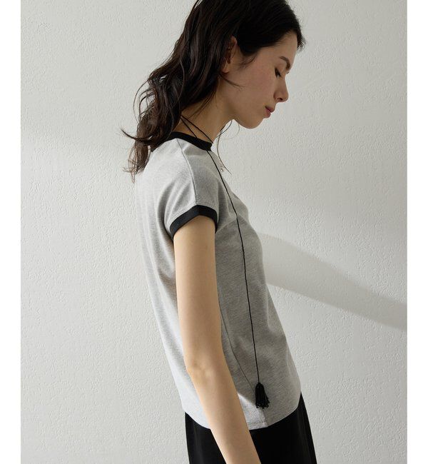 THE PAUSE「【THE PAUSE】フレンチリンガーTEE」|Tシャツ・カットソー|