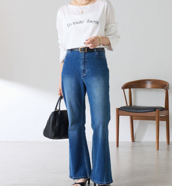  「【ロングシーズン使える】袖カフスデザインTブラウス」|シャツ・ブラウス|