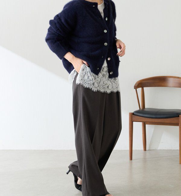  「【ロングシーズン使える】袖カフスデザインTブラウス」|シャツ・ブラウス|