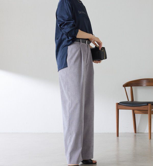  「【ロングシーズン使える】袖カフスデザインTブラウス」|シャツ・ブラウス|