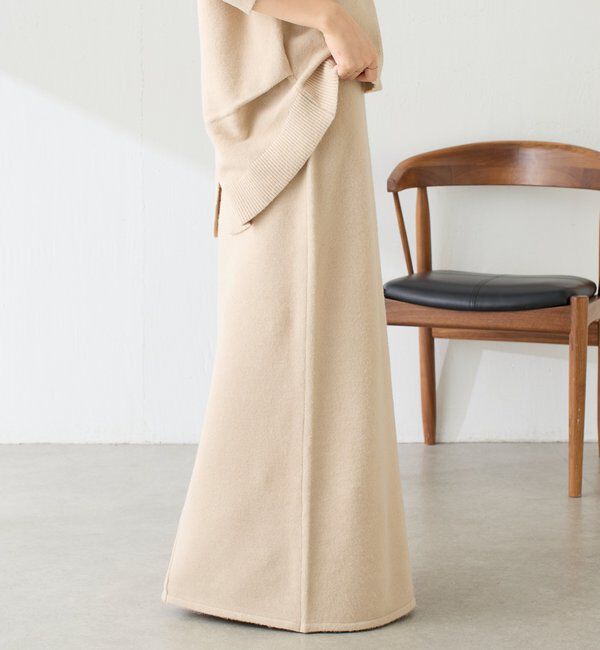  「【セットアイテム】衿つきスキッパーニットセットアップ」|ワンピース|
