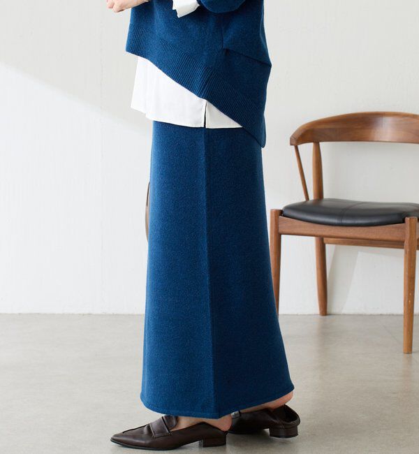  「【セットアイテム】衿つきスキッパーニットセットアップ」|ワンピース|