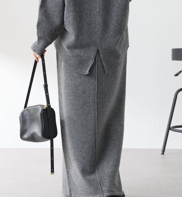  「【セットアイテム】衿つきスキッパーニットセットアップ」|ワンピース|