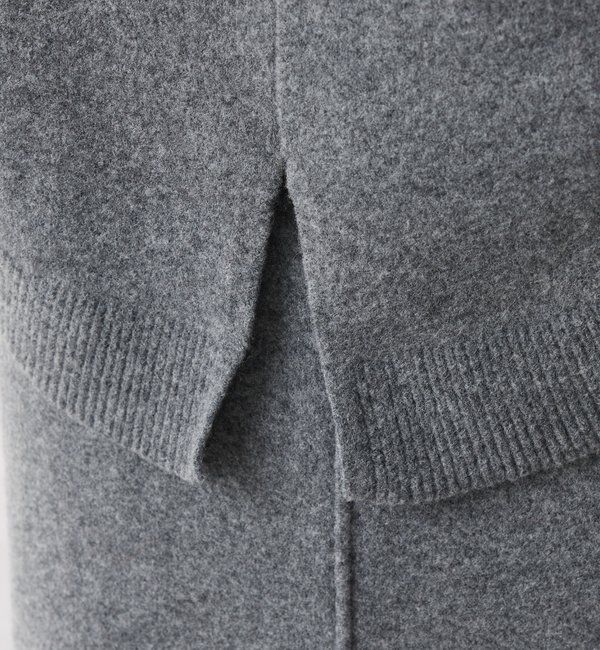  「【セットアイテム】衿つきスキッパーニットセットアップ」|ワンピース|