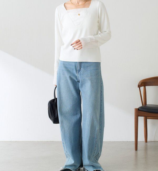  「【C&prime;NOTE/ノート】シアードッキングロンT」|Tシャツ・カットソー|