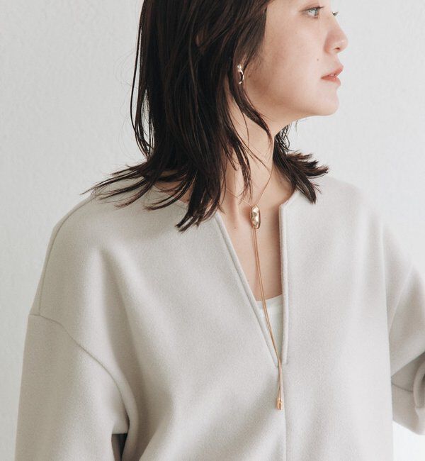  「キーネックコクーンプルオーバー」|Tシャツ・カットソー|