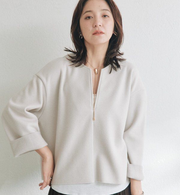  「キーネックコクーンプルオーバー」|Tシャツ・カットソー|