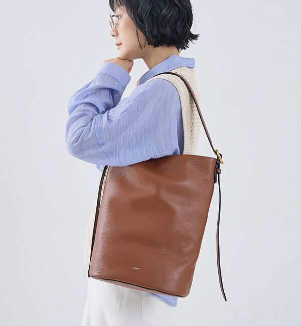 collex「【WEB限定】【Beau're/ヴュレ】Design Buckle Bucket」|ショルダー・メッセンジャー|