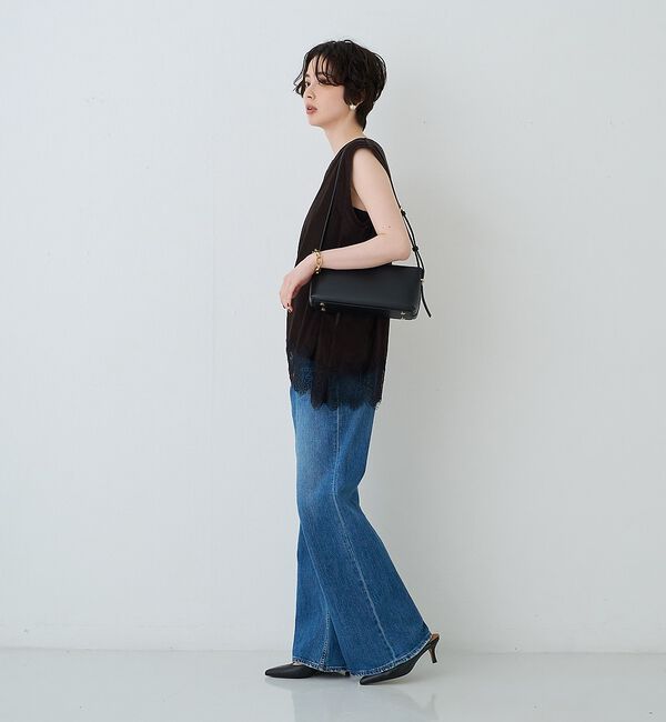 Rouge vif「【PUNTI. / プンティ】レザーワンショルダーバッグ PORTRAIT-ON」|ショルダー・メッセンジャー|