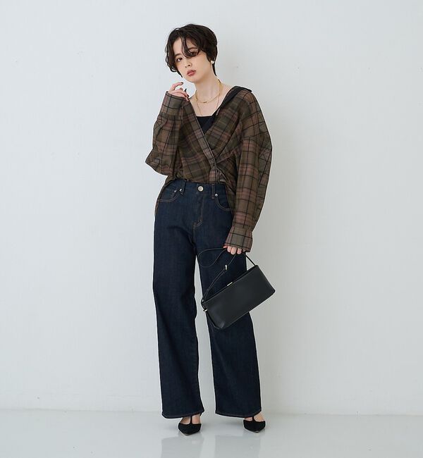 Rouge vif「【PUNTI. / プンティ】レザーワンショルダーバッグ PORTRAIT-ON」|ショルダー・メッセンジャー|