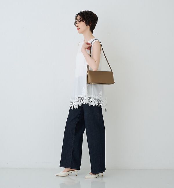 Rouge vif「【PUNTI. / プンティ】レザーワンショルダーバッグ PORTRAIT-ON」|ショルダー・メッセンジャー|
