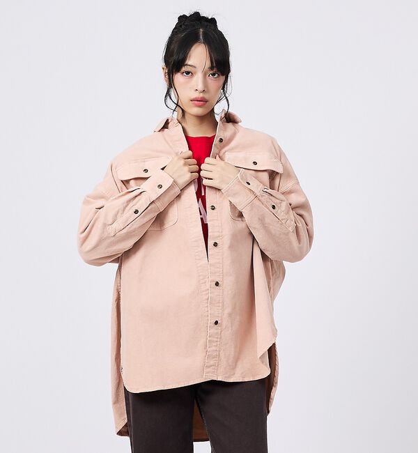 Rouge vif「【Healthy denim / ヘルシーデニム】Almond/コーデュロイ/オ」|シャツ・ブラウス|