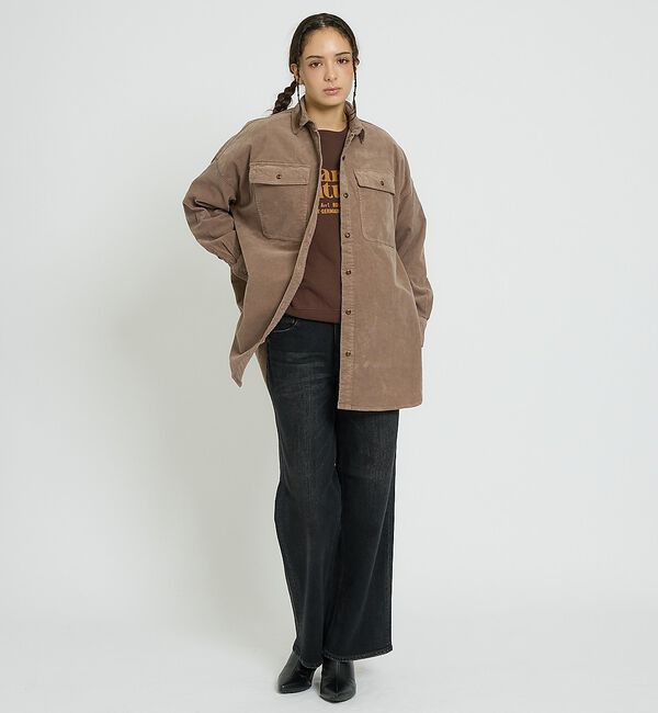 Rouge vif「【Healthy denim / ヘルシーデニム】Almond/コーデュロイ/オ」|シャツ・ブラウス|