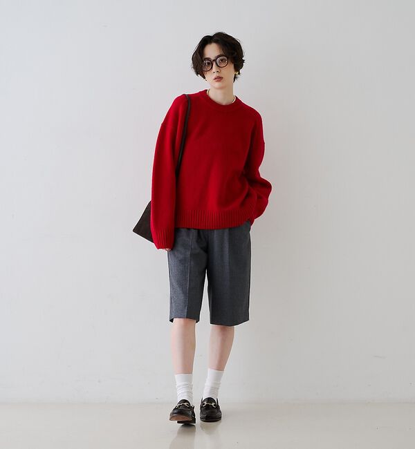 Rouge vif「【AULENTTI / オウレンティ】スエードポシェットショルダーバッグ【予約】」|ショルダー・メッセンジャー|