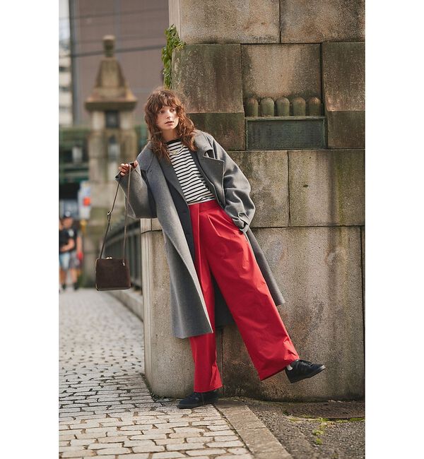 Rouge vif「【AULENTTI / オウレンティ】スエードポシェットショルダーバッグ【予約】」|ショルダー・メッセンジャー|