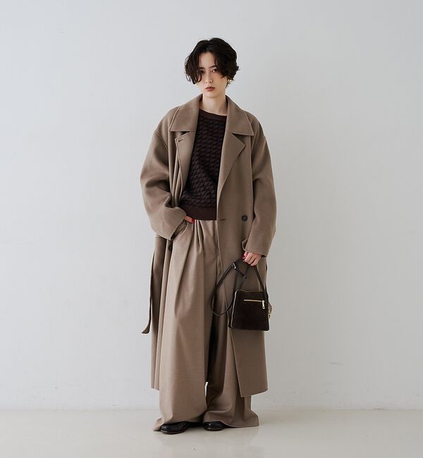 Rouge vif「【AULENTTI / オウレンティ】スエードポシェットショルダーバッグ【予約】」|ショルダー・メッセンジャー|
