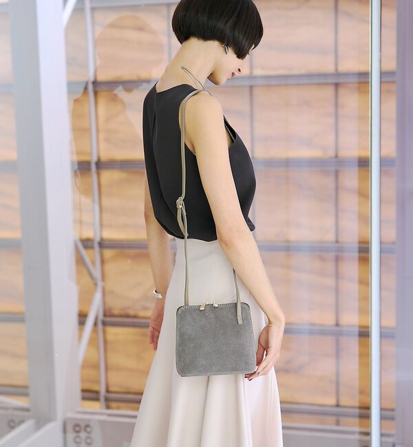 Rouge vif「【AULENTTI / オウレンティ】スエードポシェットショルダーバッグ【予約】」|ショルダー・メッセンジャー|