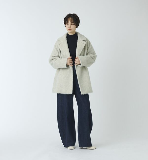 abahouse mavie「シャギーコート」|ピーコート|