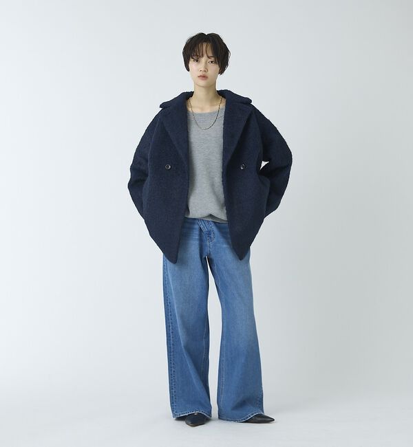 abahouse mavie「シャギーコート」|ピーコート|
