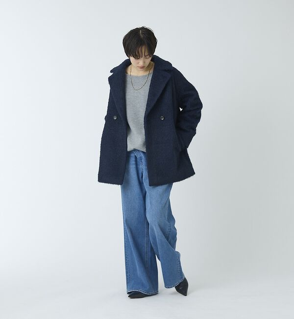 abahouse mavie「シャギーコート」|ピーコート|