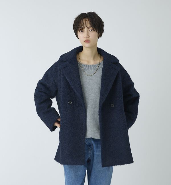 abahouse mavie「シャギーコート」|ピーコート|