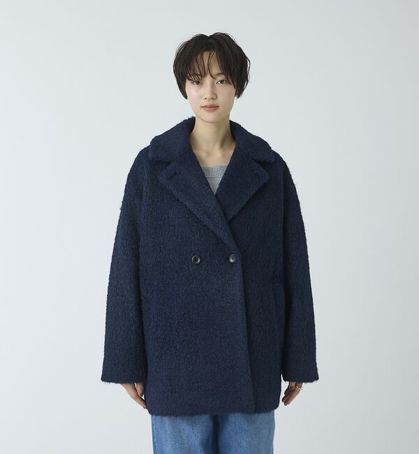 abahouse mavie「シャギーコート」|ピーコート|