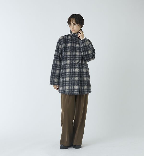 abahouse mavie「シャギーコート」|ピーコート|