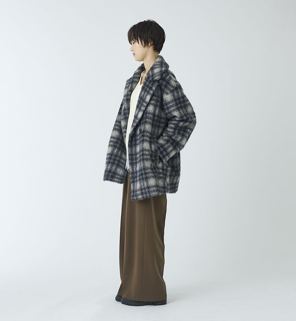 abahouse mavie「シャギーコート」|ピーコート|