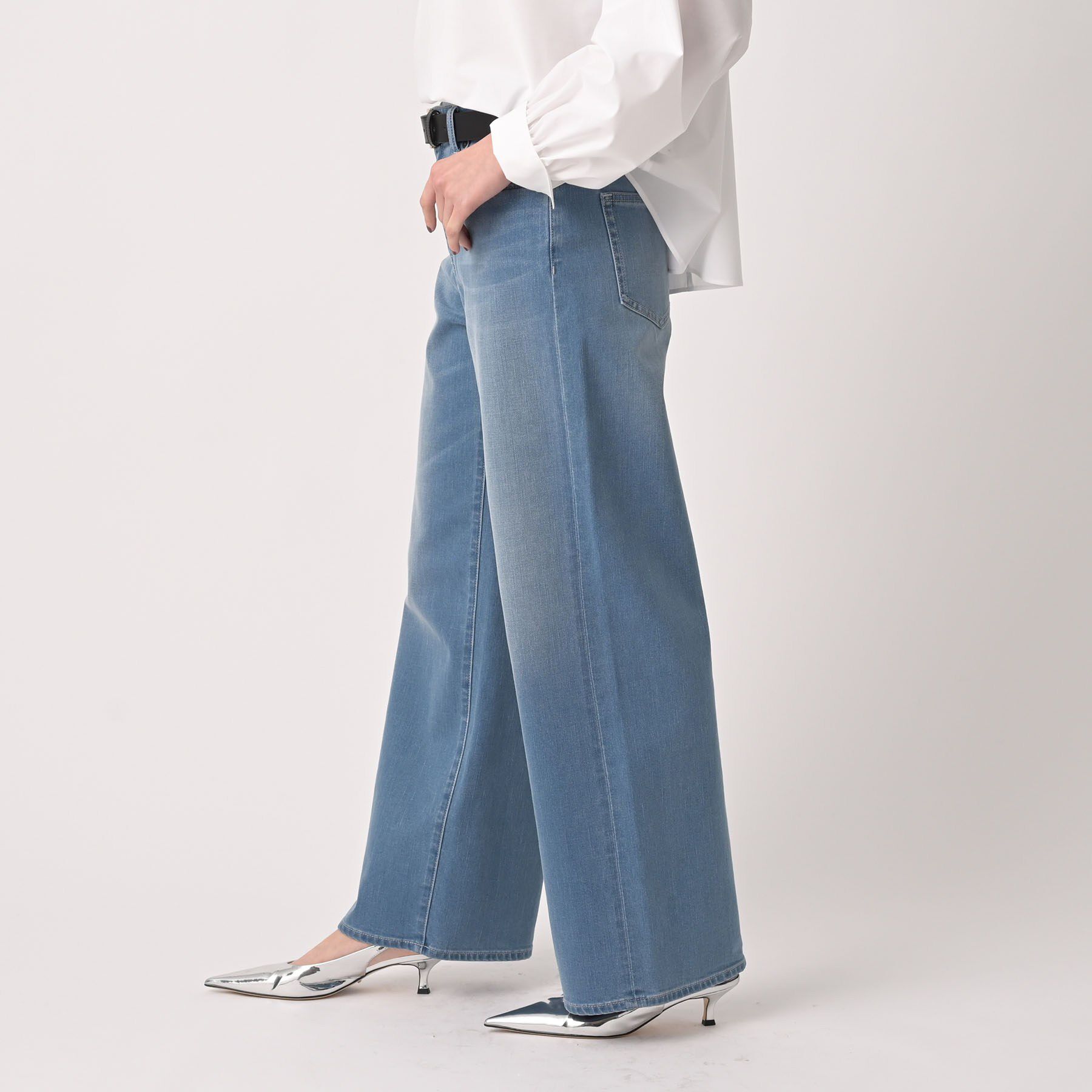 UNTITLED「【人気デニム】MAKE&times;DENIM WIDE」|デニム|