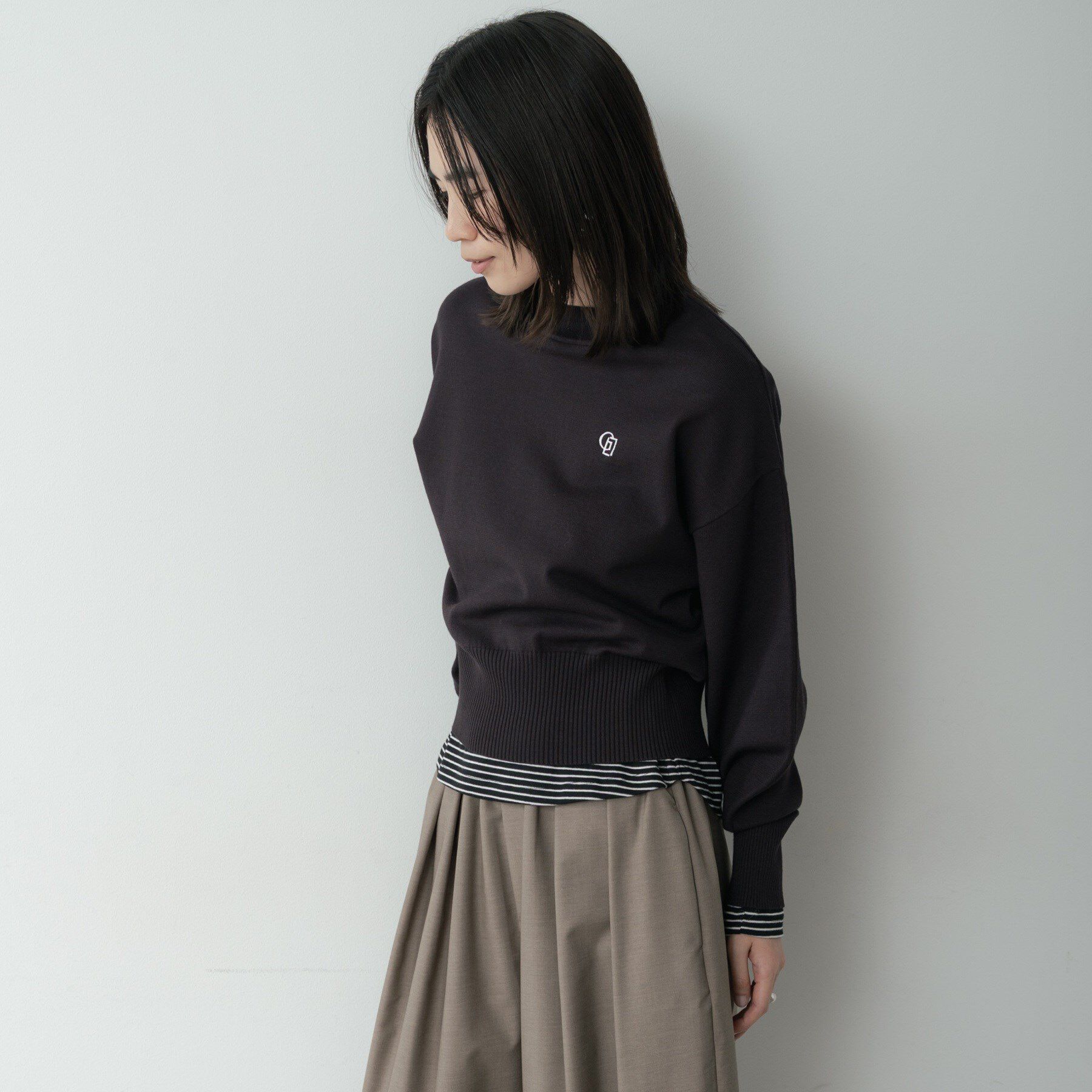 GALLEST「Timeless｜フォルムロゴニット」|ニット・セーター|
