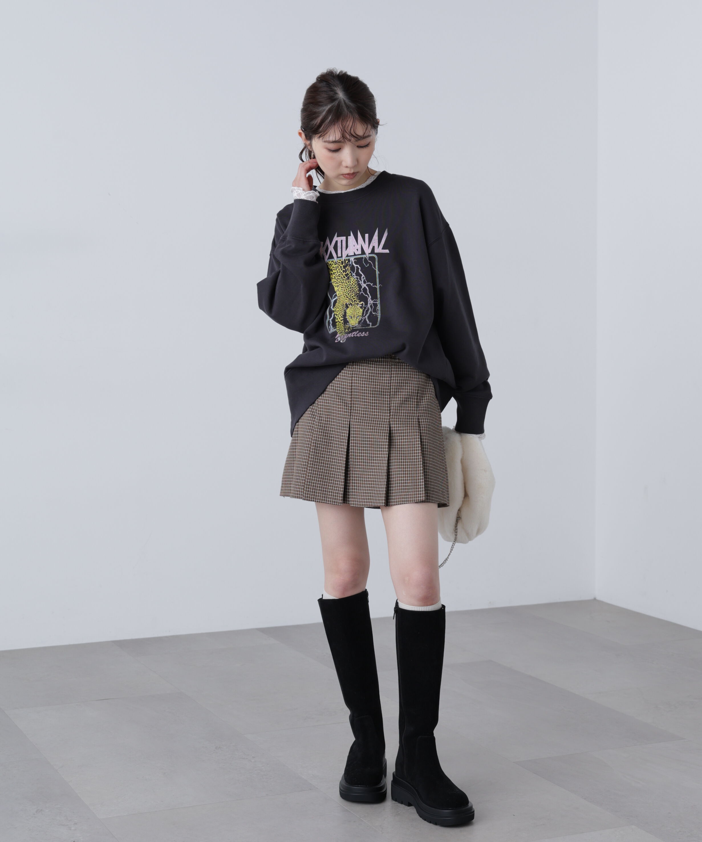  「ロックプリントスウェット」|Tシャツ・カットソー|