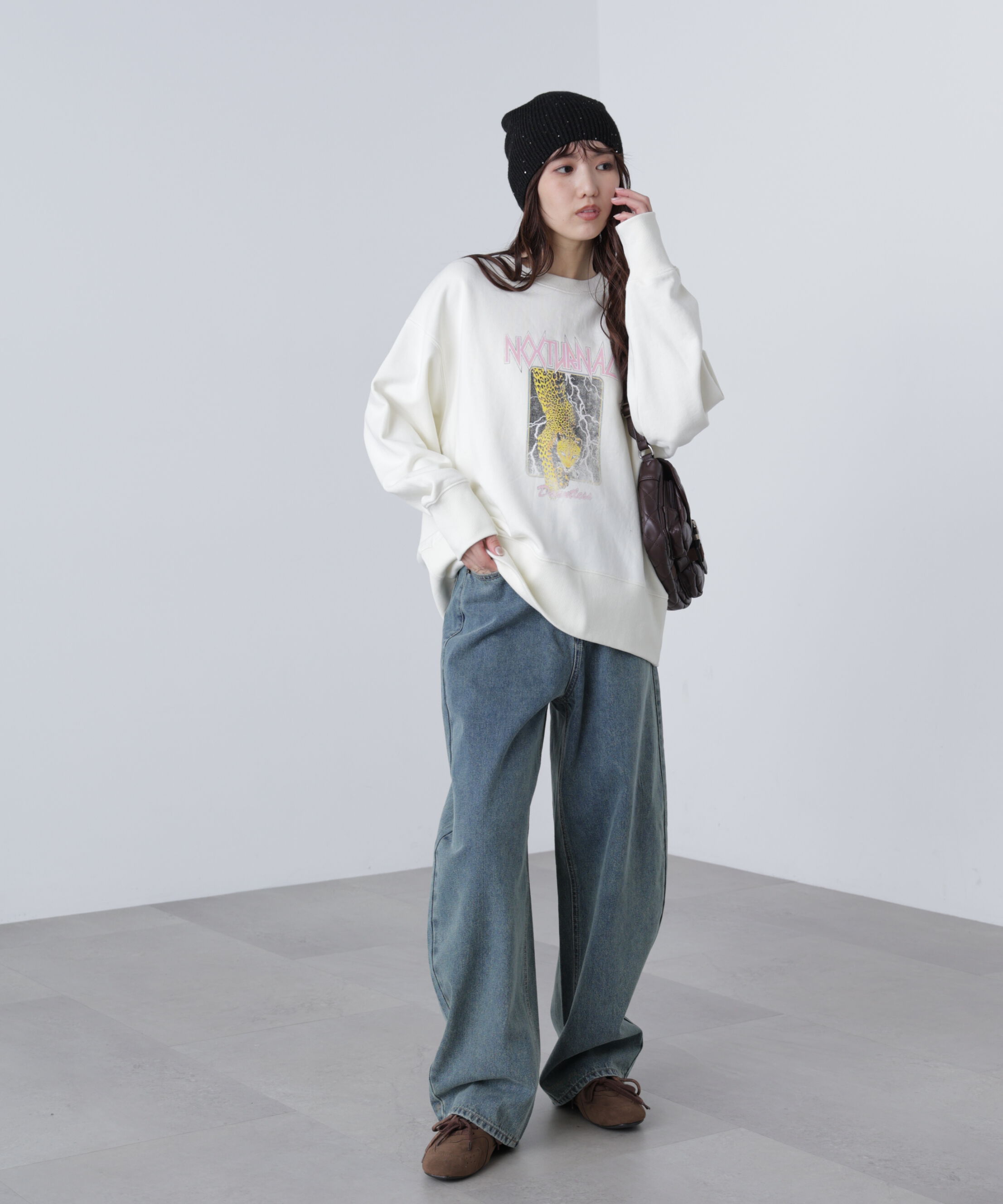  「ロックプリントスウェット」|Tシャツ・カットソー|