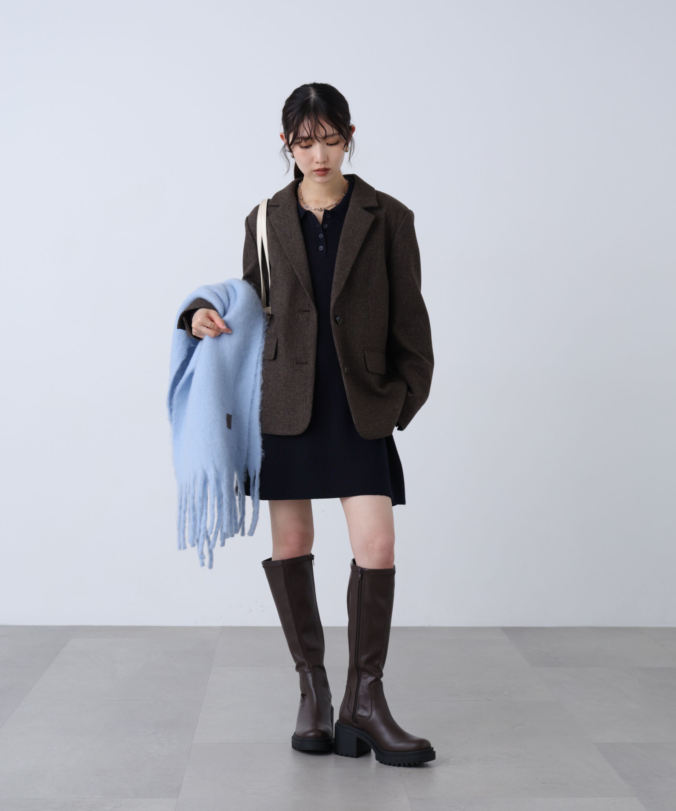  「ウール混オーバーサイズジャケット」|その他|