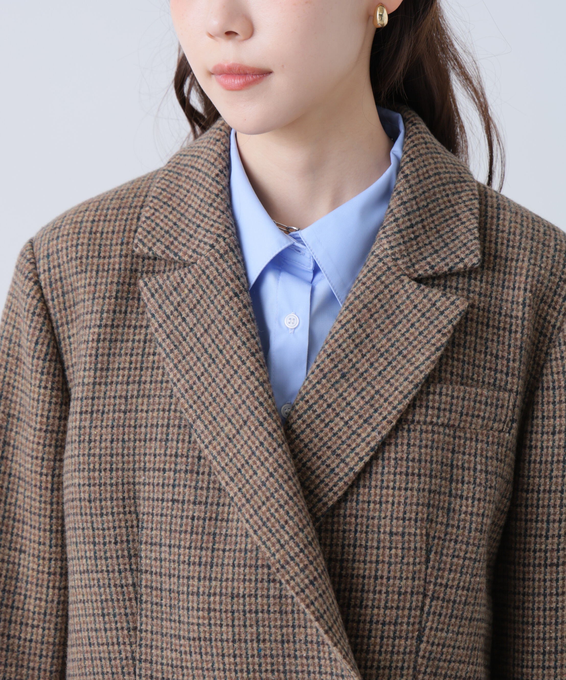  「ウール混ガンクラブダブルブレストジャケット」|その他|