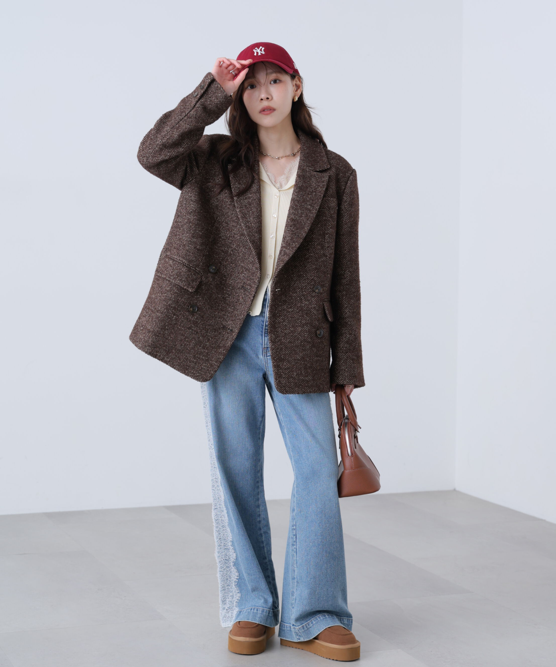  「ウール混ガンクラブダブルブレストジャケット」|その他|