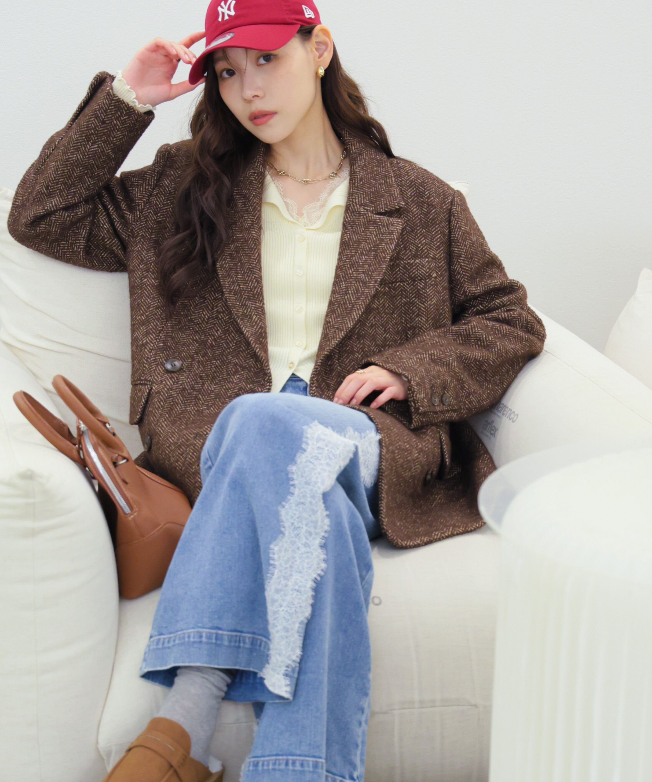  「ウール混ガンクラブダブルブレストジャケット」|その他|