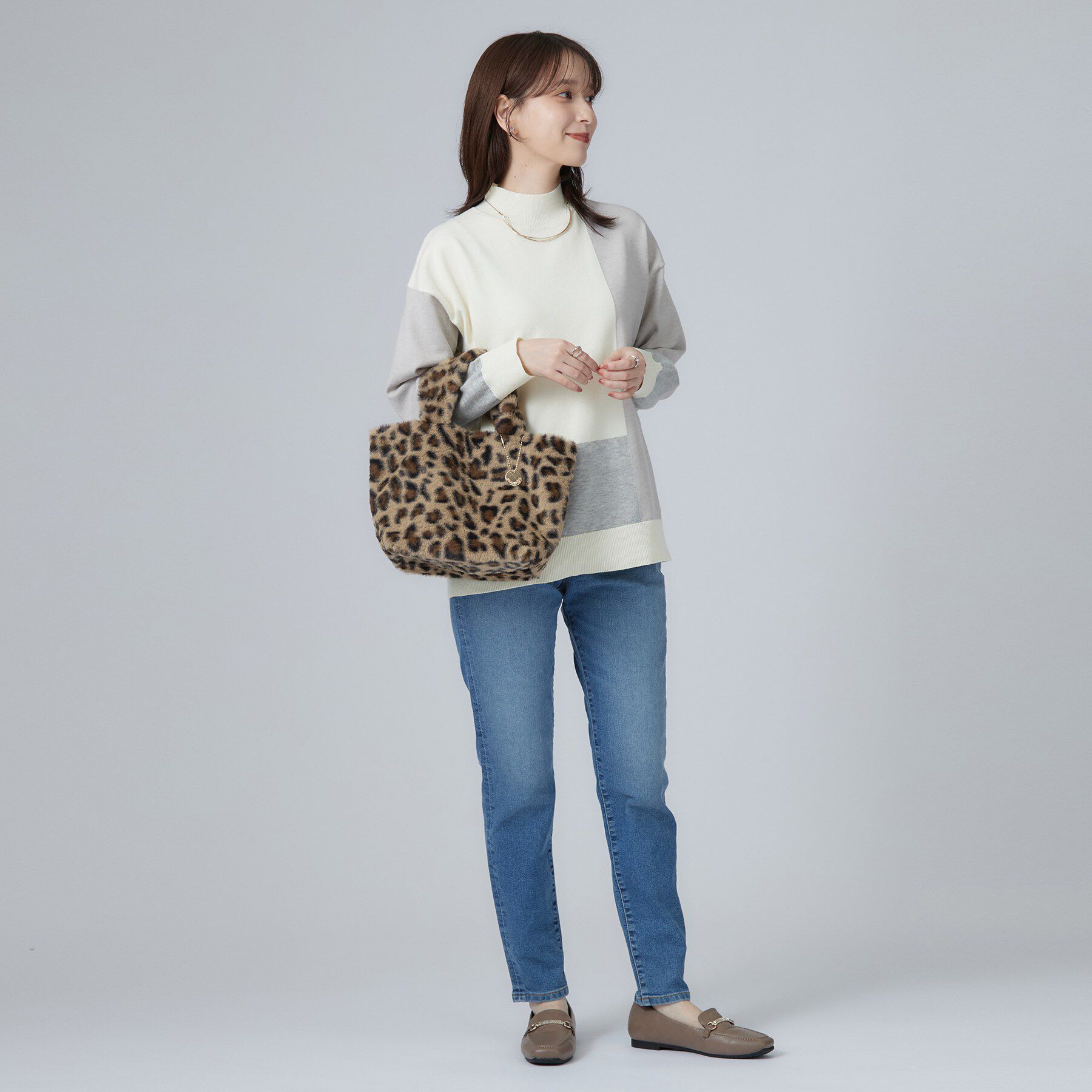 SHOO･LA･RUE「フェイクファーランチトートバッグ」|トートバッグ|