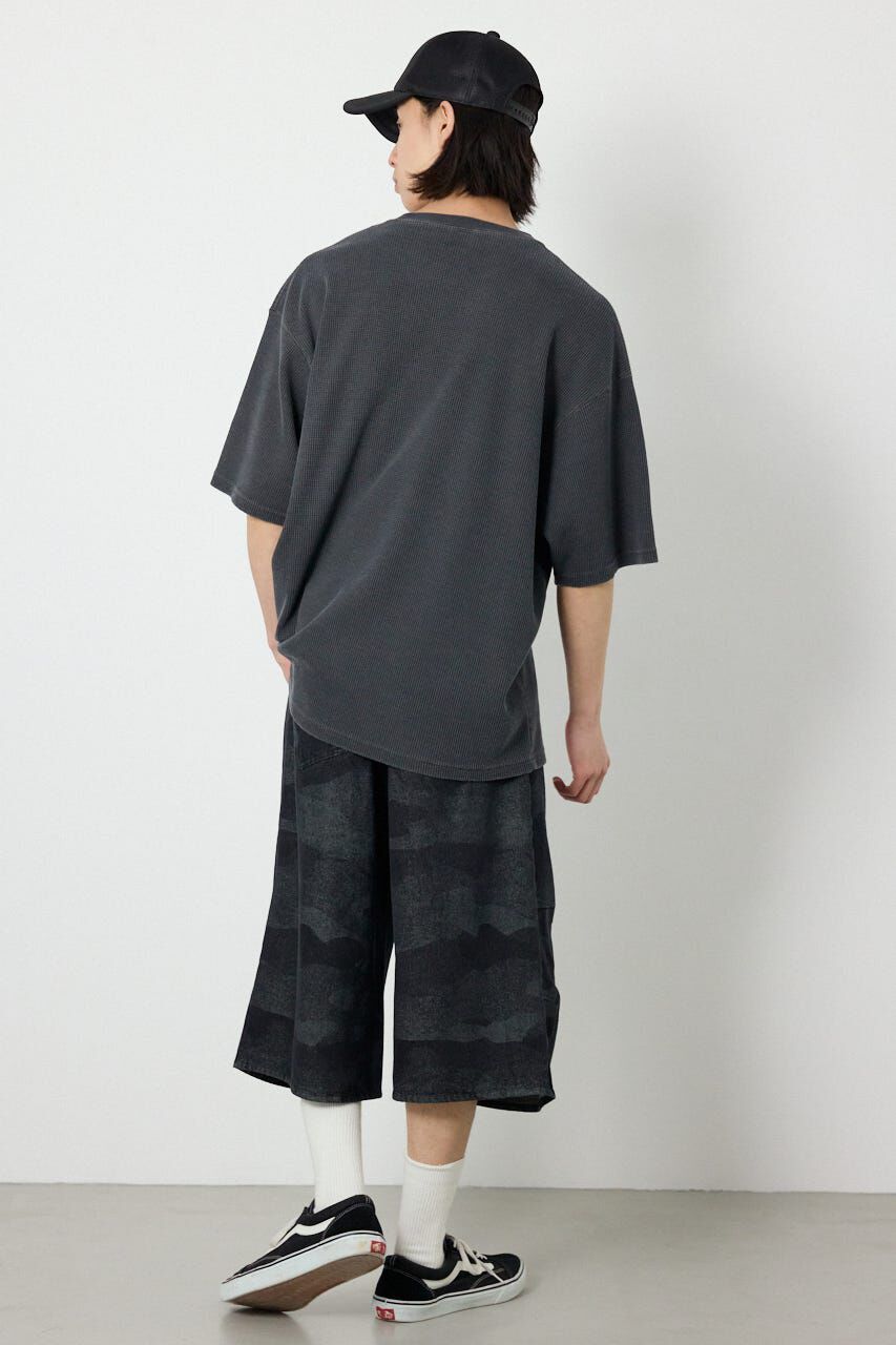 RODEO CROWNS「ピグメントワッフルTシャツ」|Tシャツ・カットソー|