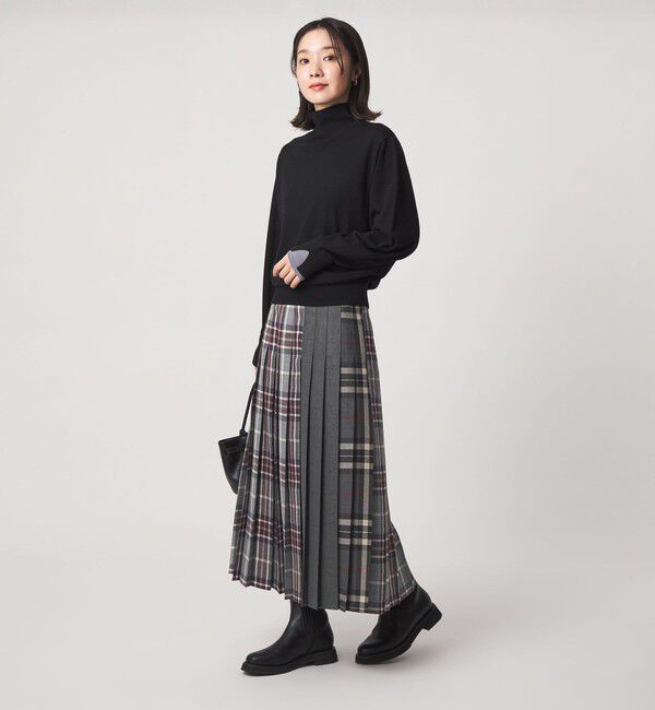 UNITED ARROWS green label relaxing「【別注】＜O'NEIL of DUBLIN＞Patch81 プリーツスカート」|フレア|