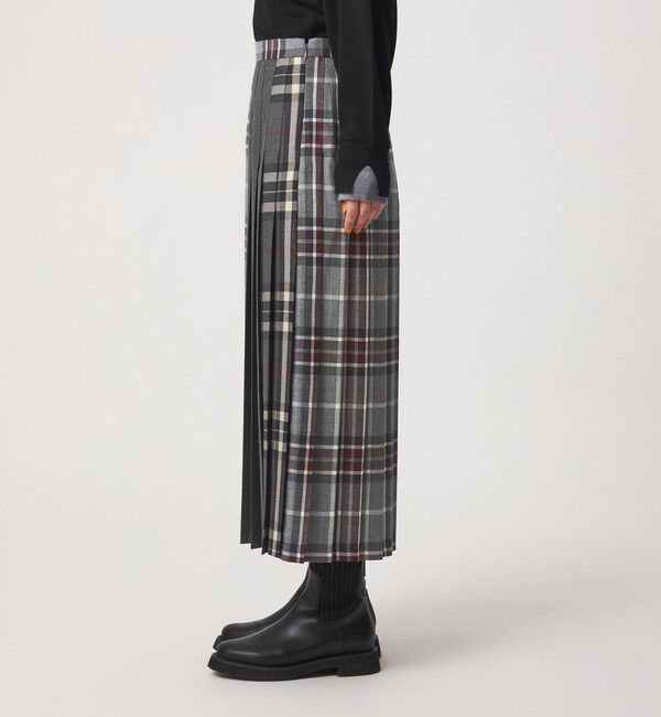 UNITED ARROWS green label relaxing「【別注】＜O'NEIL of DUBLIN＞Patch81 プリーツスカート」|フレア|