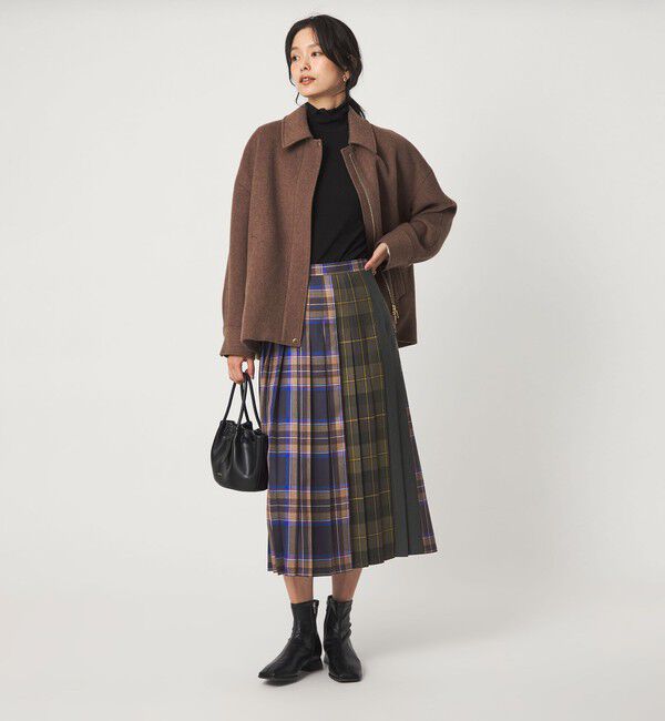 UNITED ARROWS green label relaxing「【別注】＜O'NEIL of DUBLIN＞Patch81 プリーツスカート」|フレア|