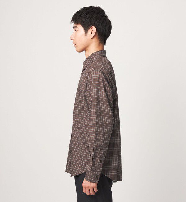 UNITED ARROWS green label relaxing「ナチュラルフィット ビエラチェック ボタンダウン 長袖 シャツ」|シャツ・ブラウス|