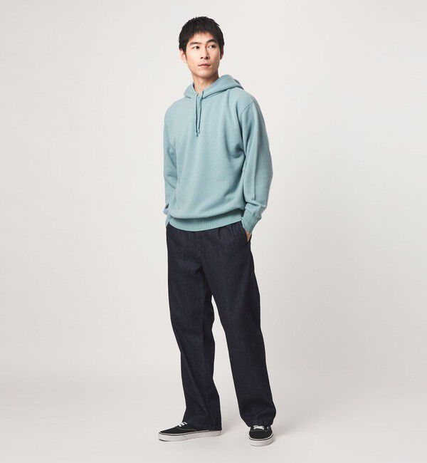 UNITED ARROWS green label relaxing「FINE BASIC スーパー 170s ウール フーディ パーカー」|パーカー|