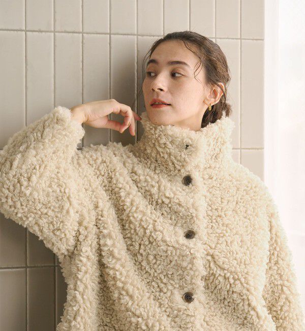 BEAUTY&YOUTH UNITED ARROWS「カーリー フェイクファー ジャケット」|その他|