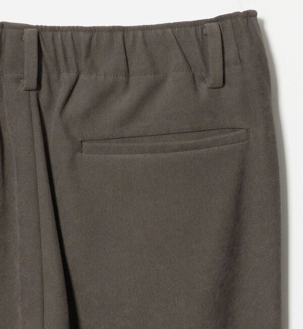 BEAUTY&YOUTH UNITED ARROWS「ブラッシュド ツイル 1プリーツ テーパード パンツ NO.5 セットアップ対応 ヨコストレッチ」|チノ|