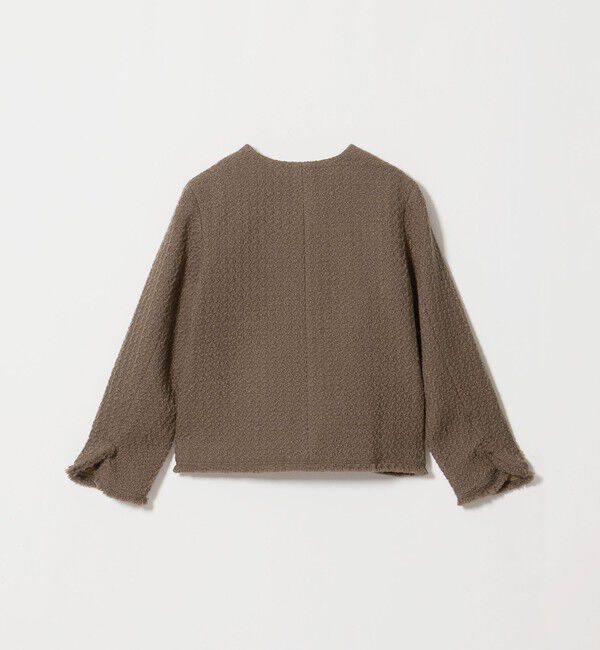 BEAUTY&YOUTH UNITED ARROWS「ツイード ノーカラー ジャケット」|ノーカラージャケット|